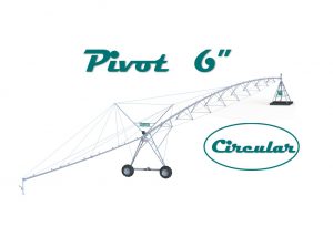 Pivot 6" circular con voladizo 24m